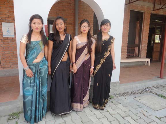 L to R: Kalpana Pun, Kalpana Thapa, Pabitra, Ganga