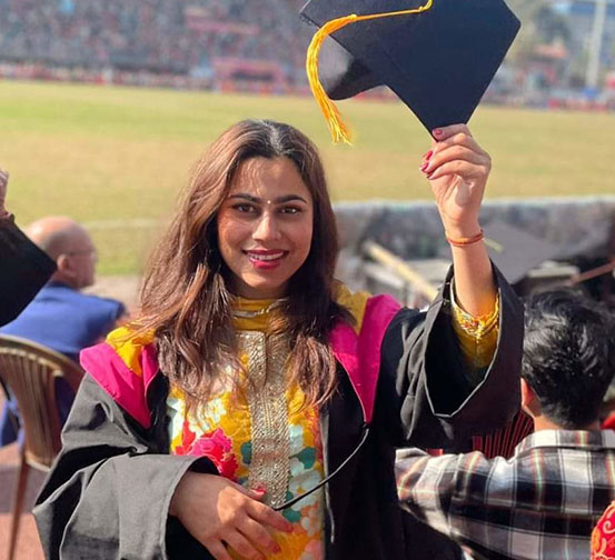 Ama Ghar child graduating